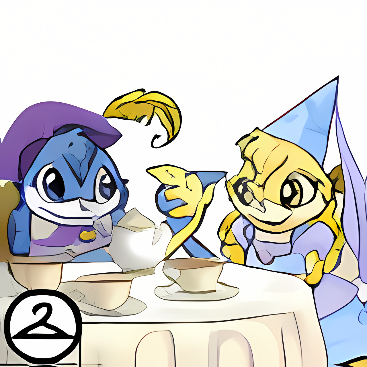 Royal Zafara Plushie Tea Party Trinket