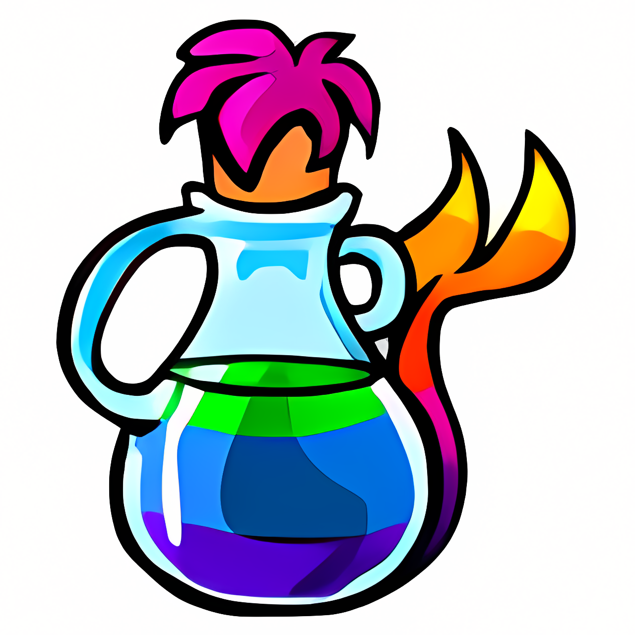 Rainbow Tuskaninny Morphing Potion