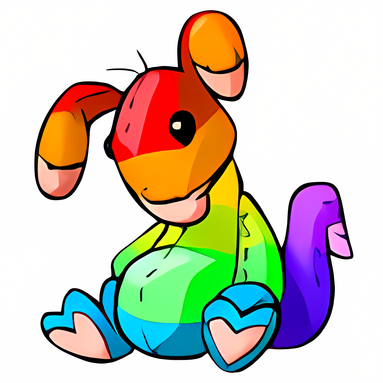 Rainbow Blumaroo Plushie