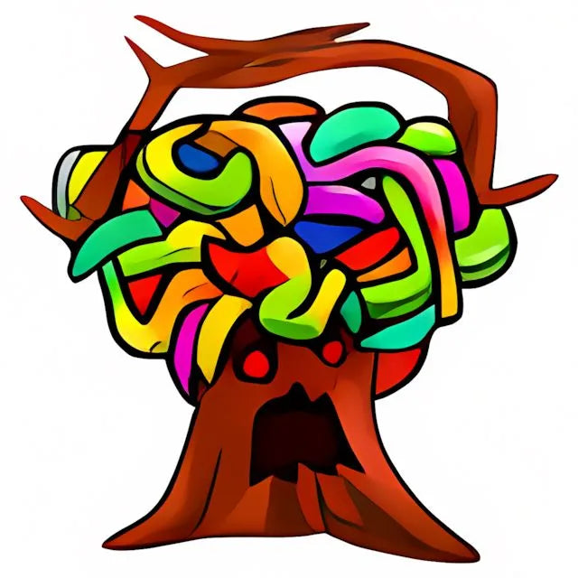 Brain Tree Trick-or-Treat Bag