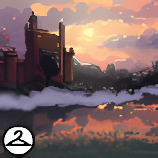 Foggy Lake Background