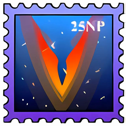 Holographic Virtupets Stamp