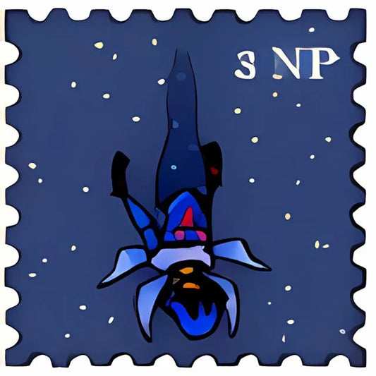 Inverted Space Faerie Stamp