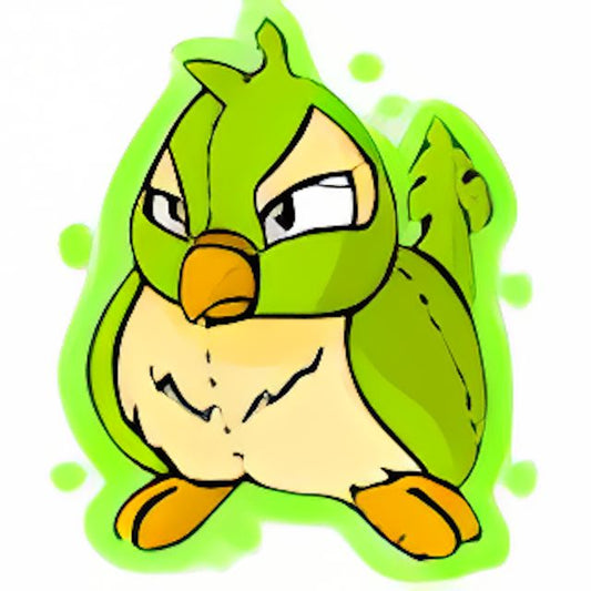 Magical Green Pteri Plushie