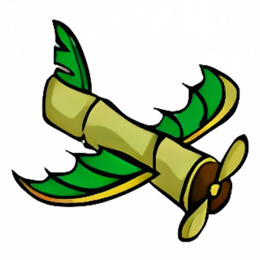 Mystery Island Toy Bamboo Plane