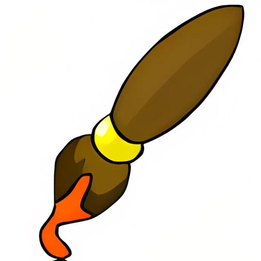 Orange Petpet Paint Brush