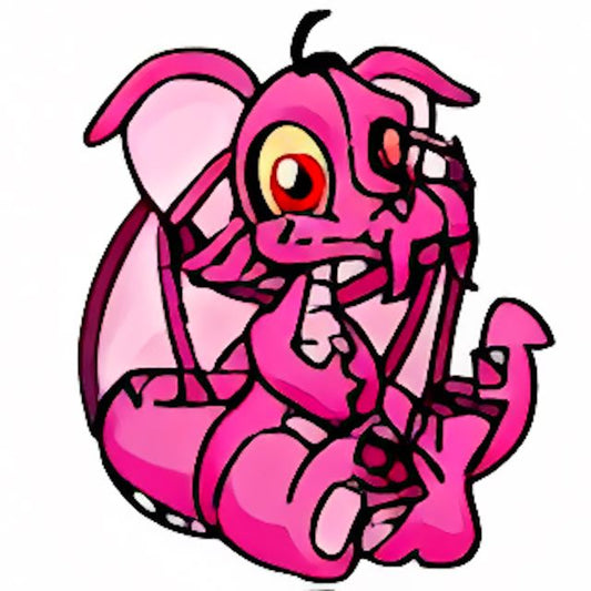 Pink Draik Plushie