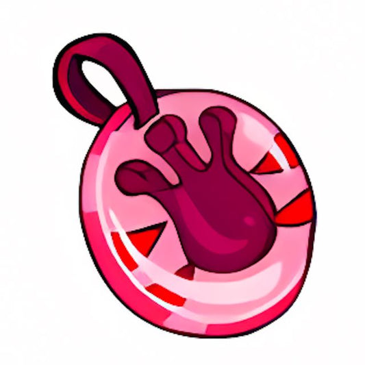Pink Quiggle Charm