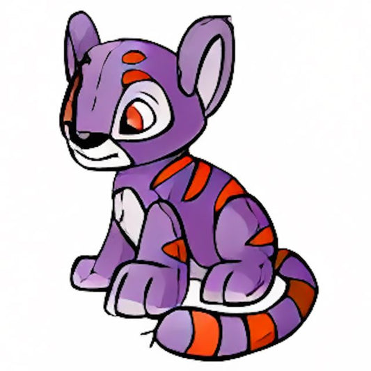 Purple Kougra Plushie