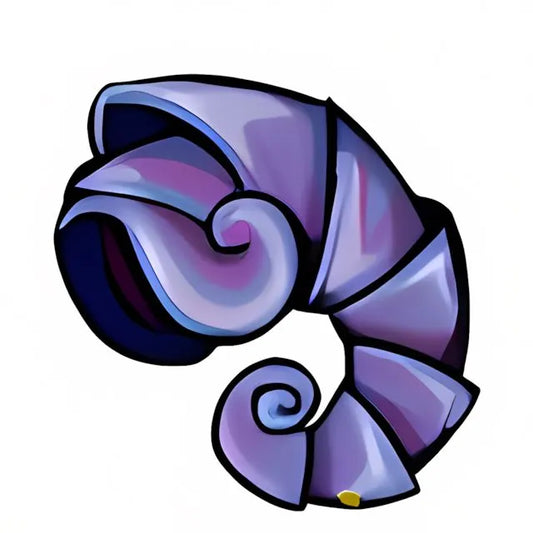 Purple Twirly Shell