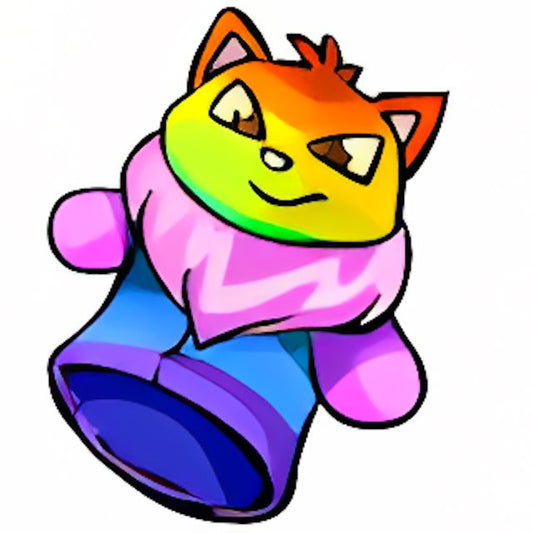 Rainbow Wocky Puppet