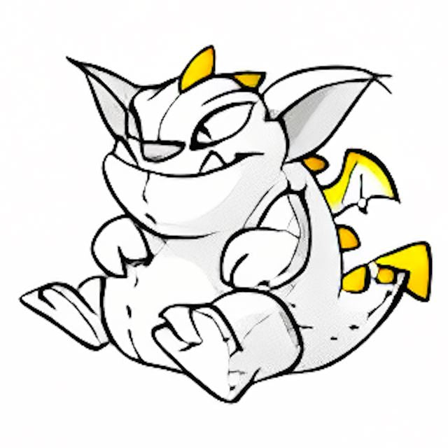 White Skeith Plushie