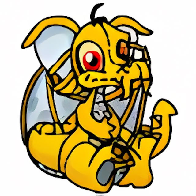 Yellow Draik Plushie