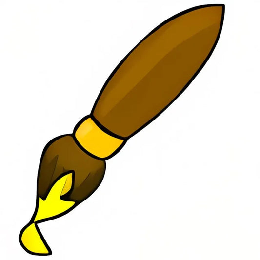 Yellow Petpet Paint Brush