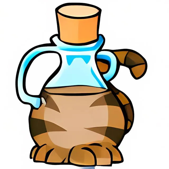 Brown Kougra Morphing Potion - Neopoints Valley