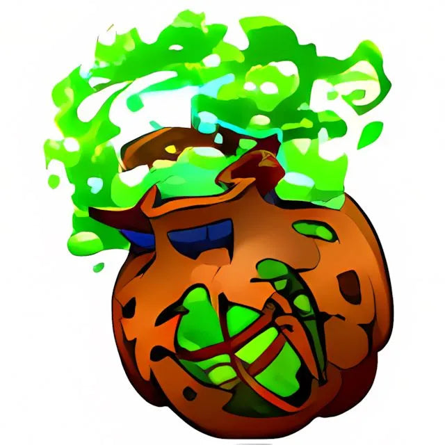 Bubbling Concoction Trick-or-Treat Bag - Neopoints Valley