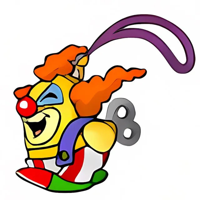 Chia Clown Collectible Charm - Neopoints Valley