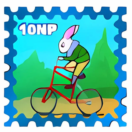 Cybunny on a Cycle Stamp - Neopoints Valley