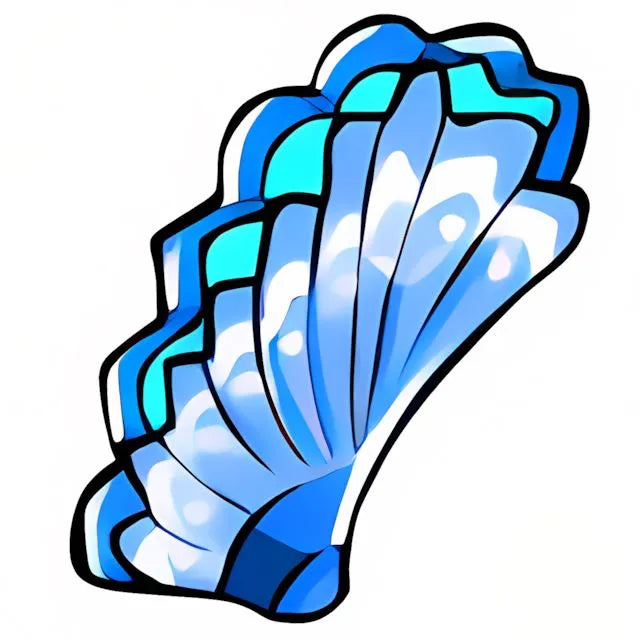 Dazzling Blue Mussel Shell - Neopoints Valley