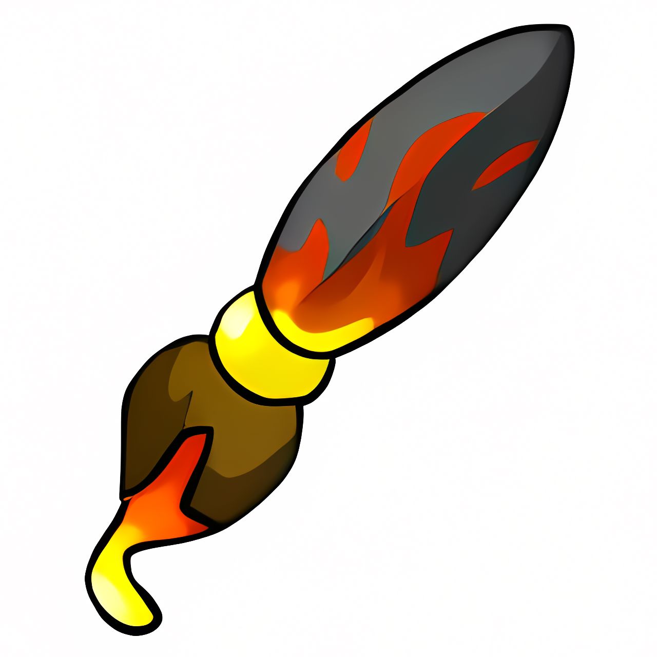 Fire Petpet Paint Brush - Neopoints Valley