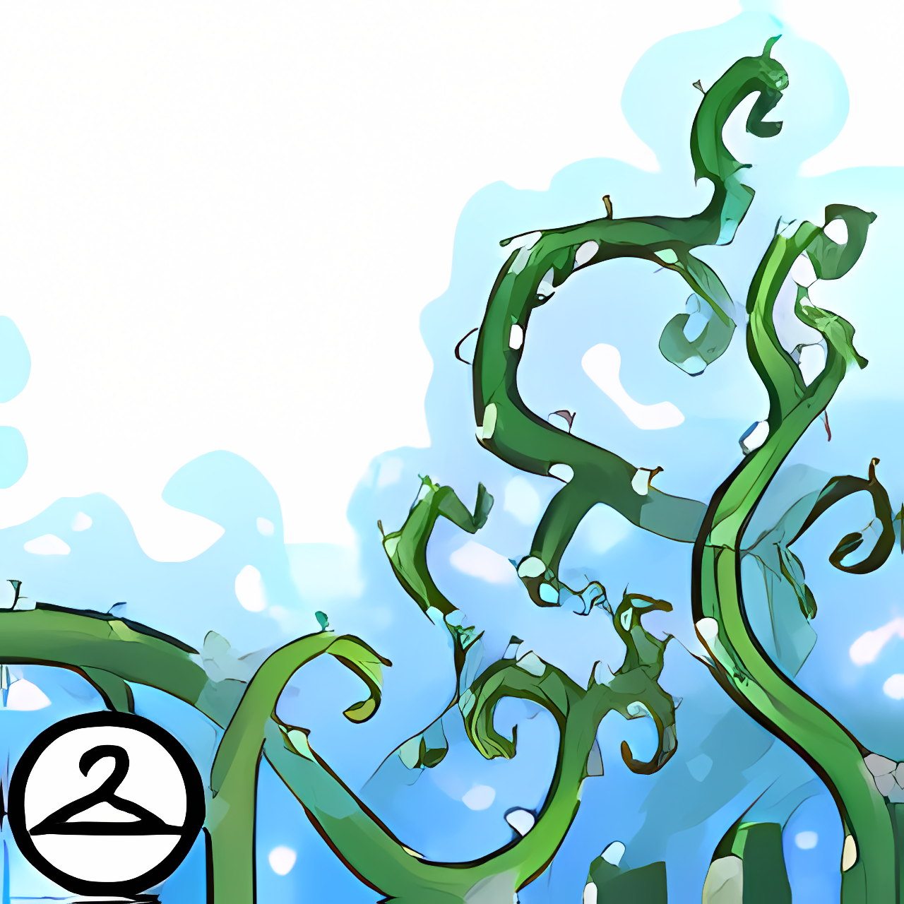 Glowing Thorny Vines Foreground