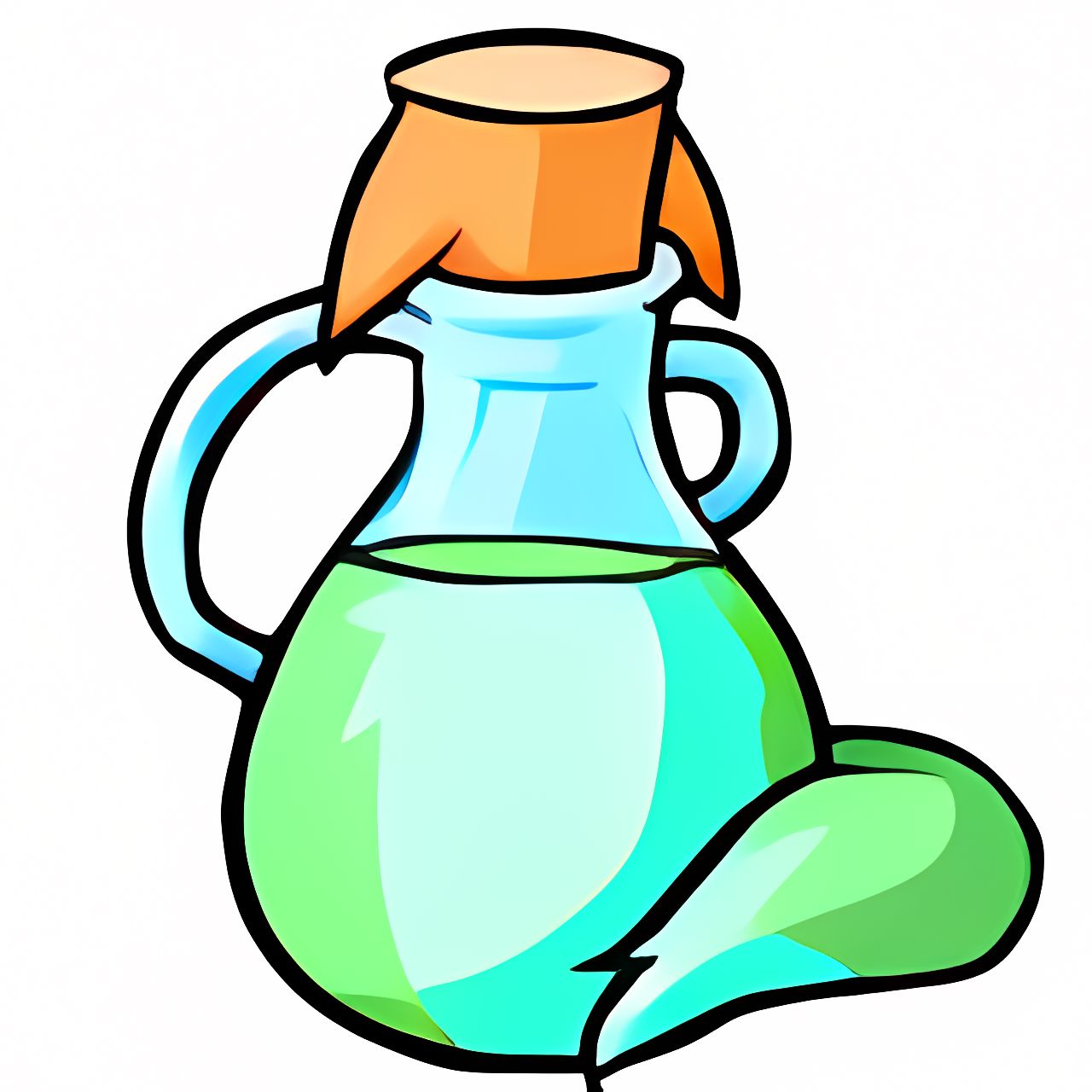 Green Kacheek Morphing Potion - Neopoints Valley