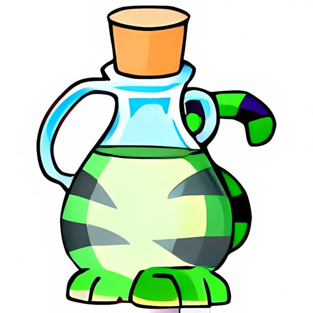 Green Kougra Morphing Potion - Neopoints Valley