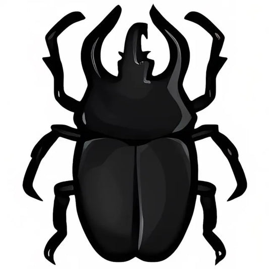 Large Black Collectable Scarab - Neopoints Valley