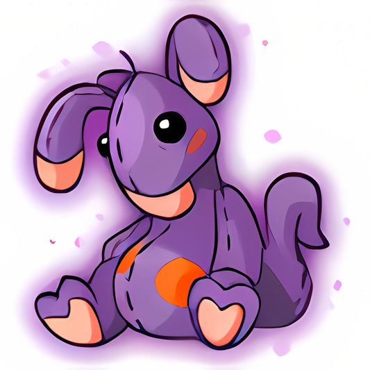 Magical Purple Blumaroo Plushie - Neopoints Valley