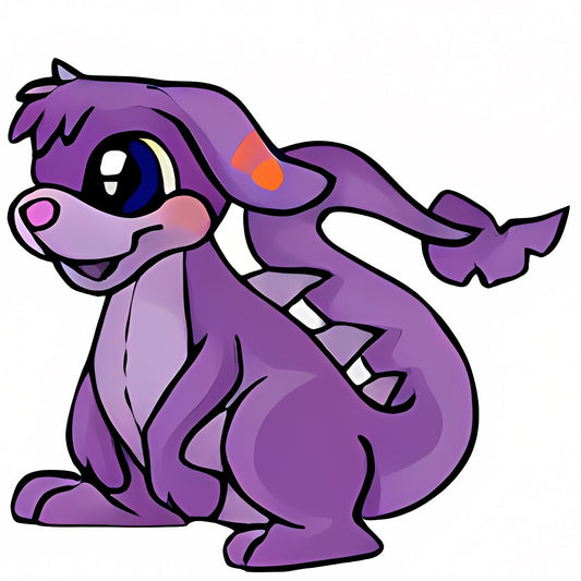 Magical Purple Zafara Plushie - Neopoints Valley