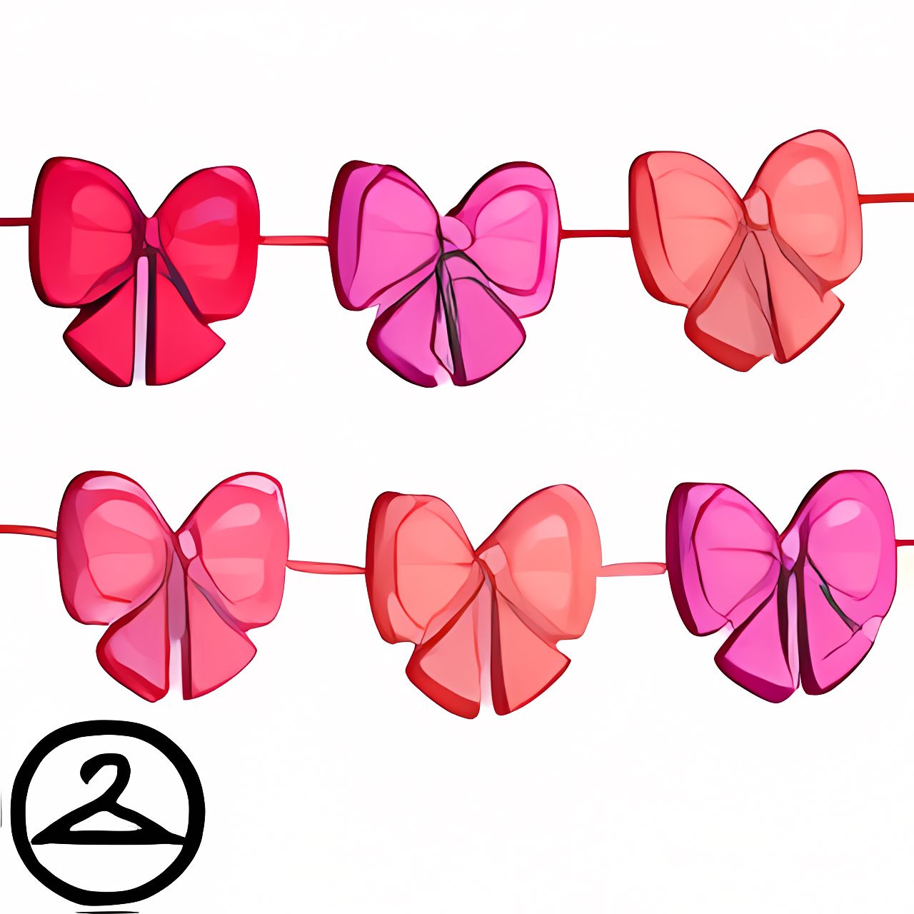 Usuki Ribbon Garland