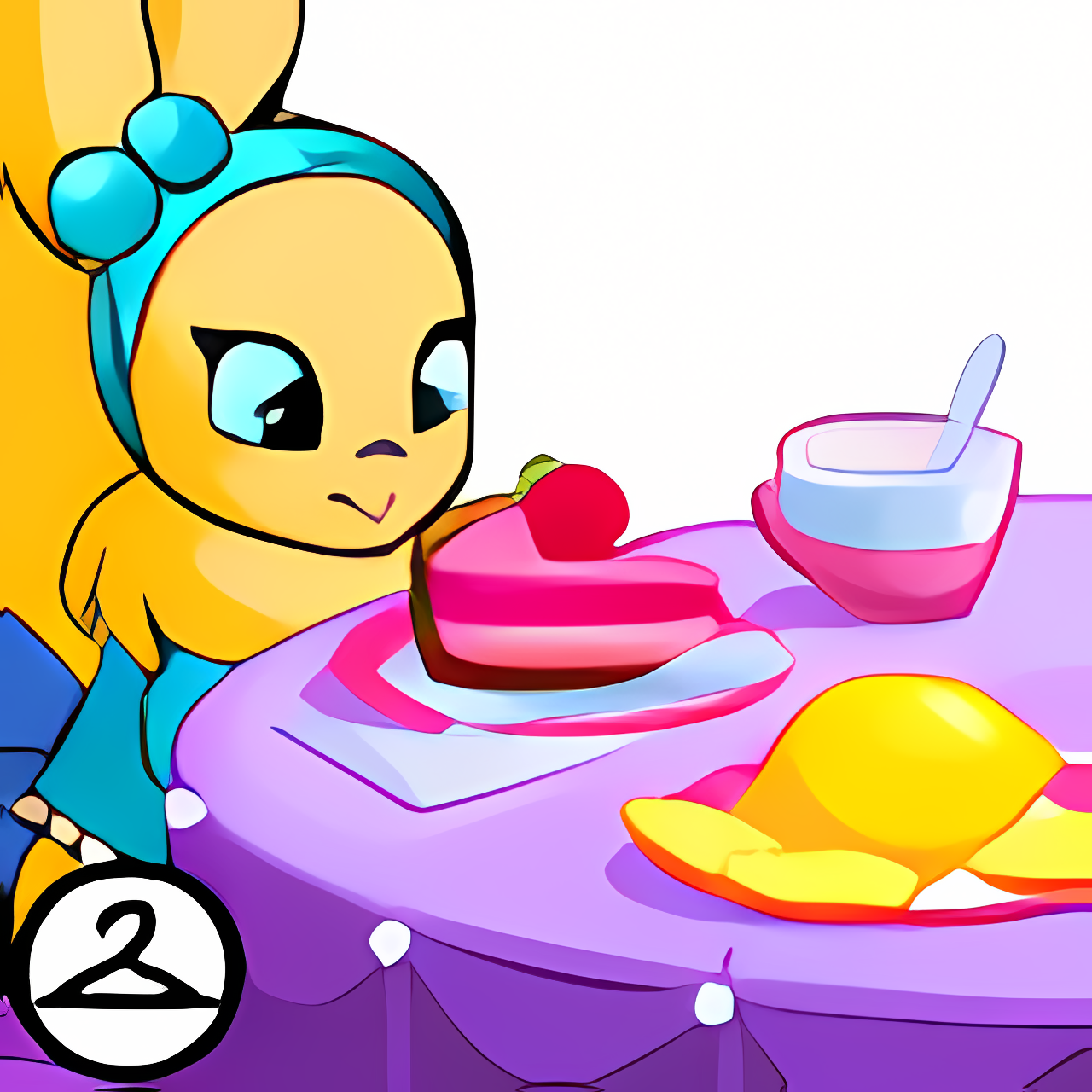 Usul Doll Tea Party Foreground