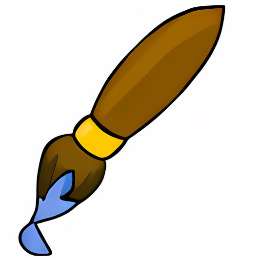 Blue Petpet Paint Brush