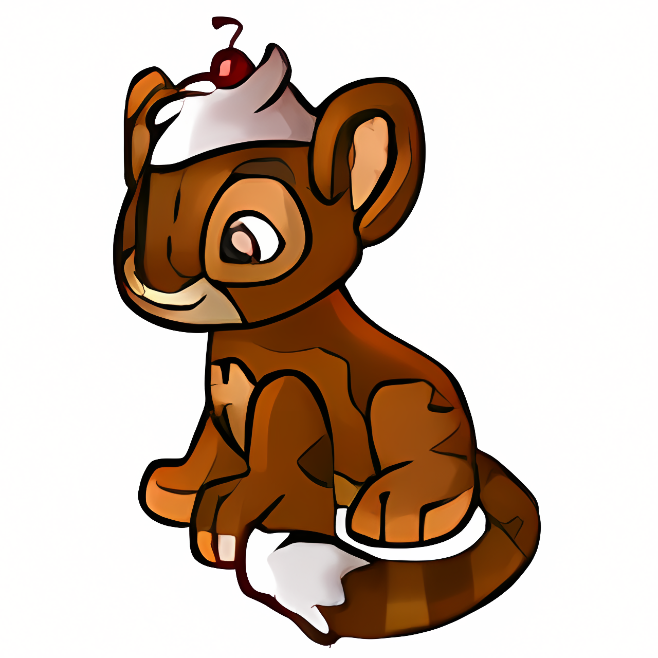 Chocolate Kougra Plushie