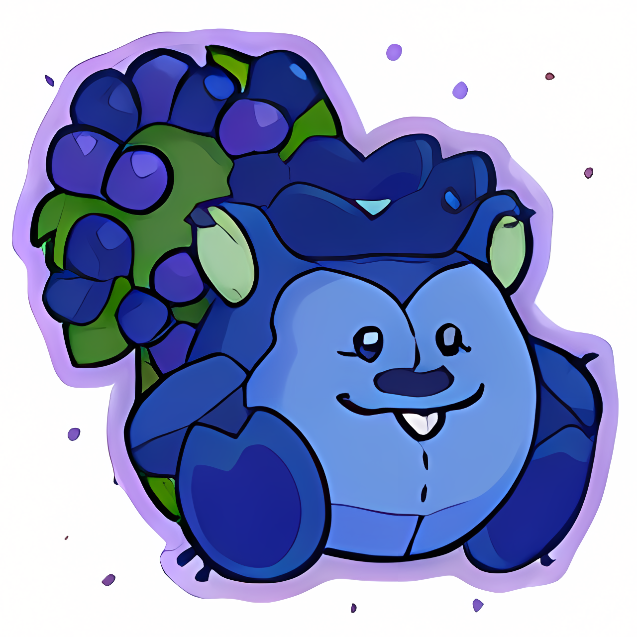 Magical Blueberry Meerca Plushie