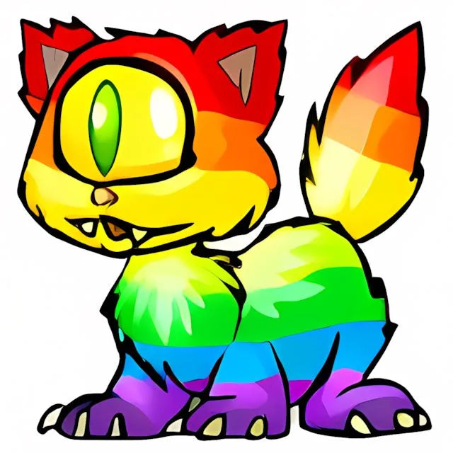 Rainbow Meowclops - Neopoints Valley