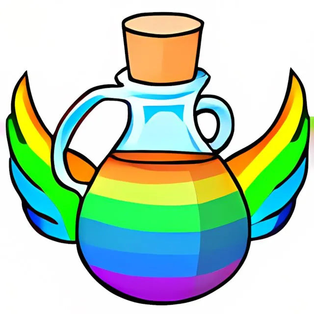 Rainbow Uni Morphing Potion - Neopoints Valley