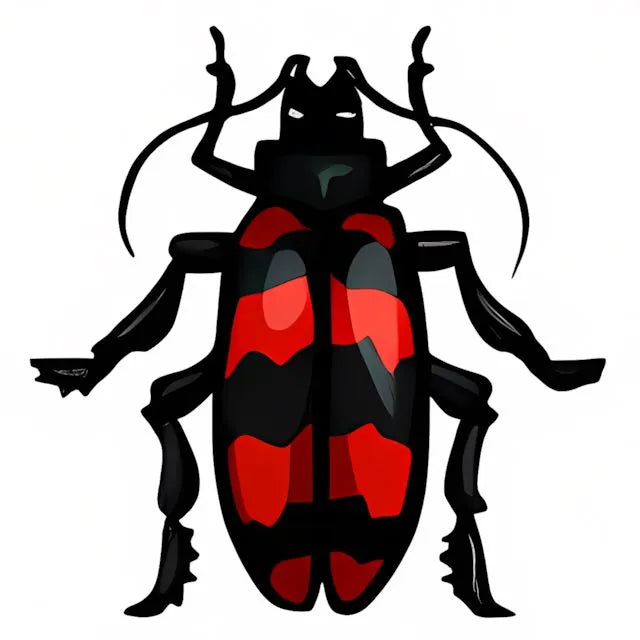 Red Striped Collectable Scarab - Neopoints Valley