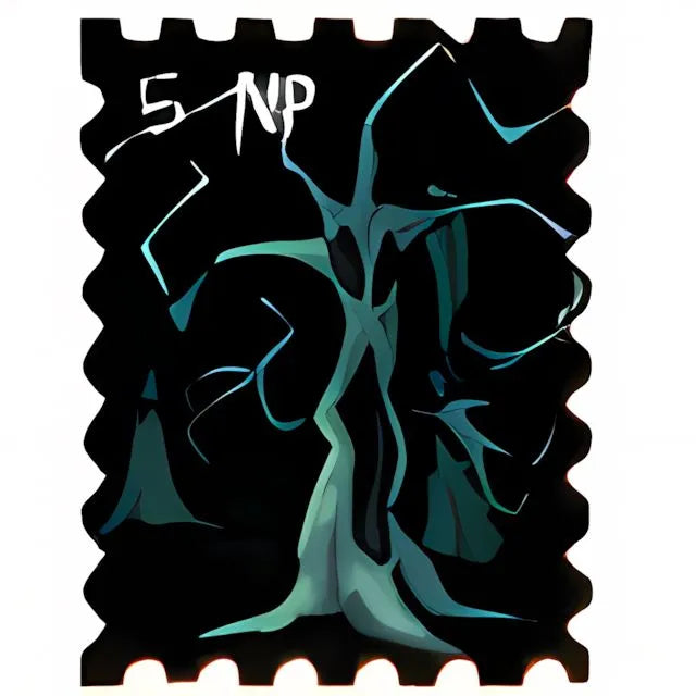 Scary Tree Stamp - Neopoints Valley