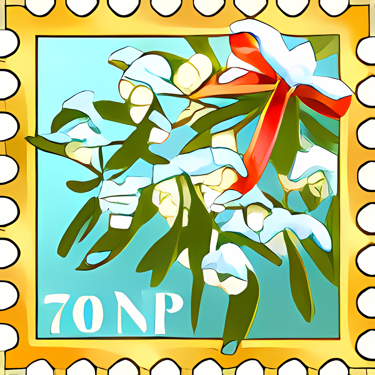 Merry Mistletoe Stamp