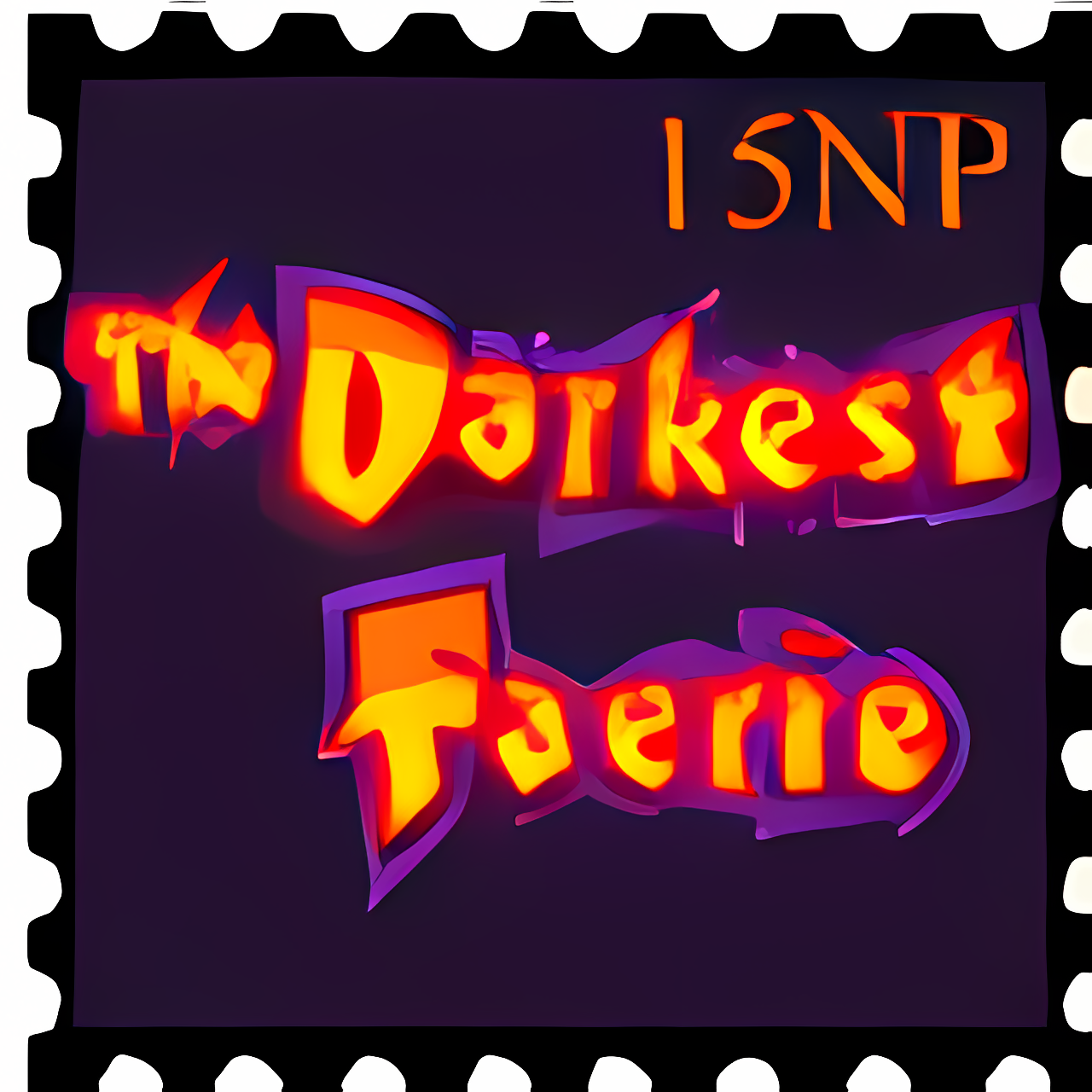 The Darkest Faerie Stamp