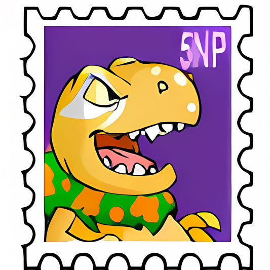 Mystery Island Grarrl Stamp