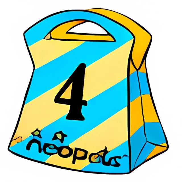 Striped Birthday Goodie Bag - Neopoints Valley