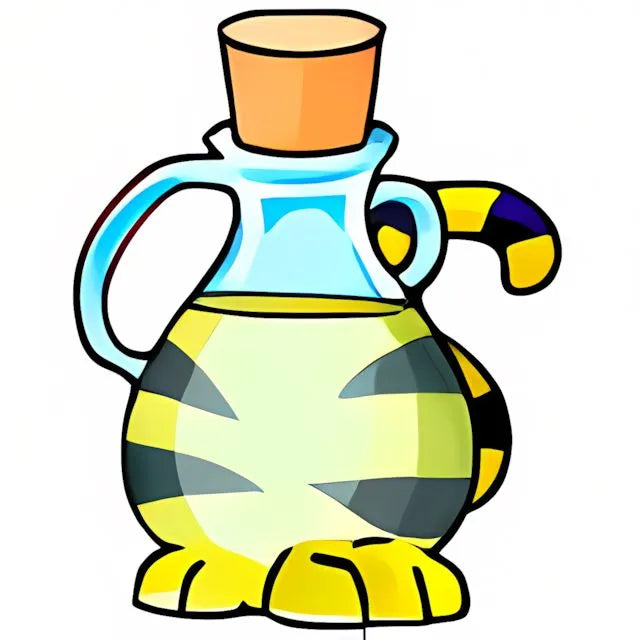 Yellow Kougra Morphing Potion - Neopoints Valley